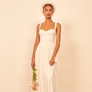 Reformation  Hollyhock dress, altered for 5’7” with flats, worn once